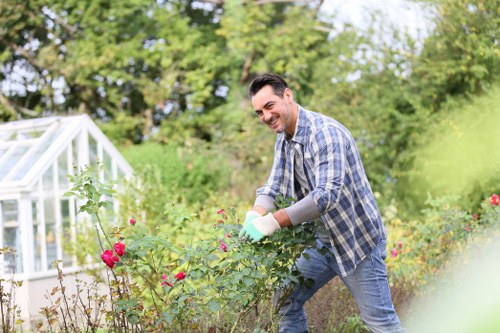 Arborist preparing a quotation and booking details